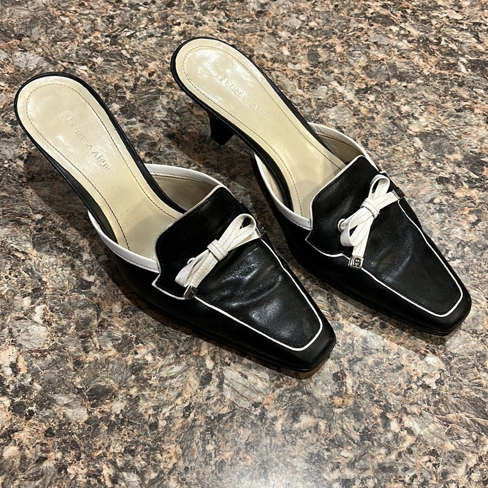 Etienne Aigner 2 1/2” mule heels